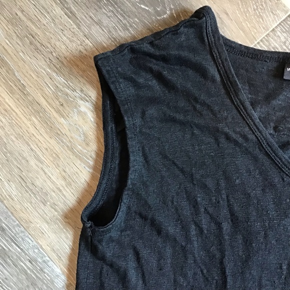 Willi Smith | Black knit linen top, EUC - Picture 3 of 8